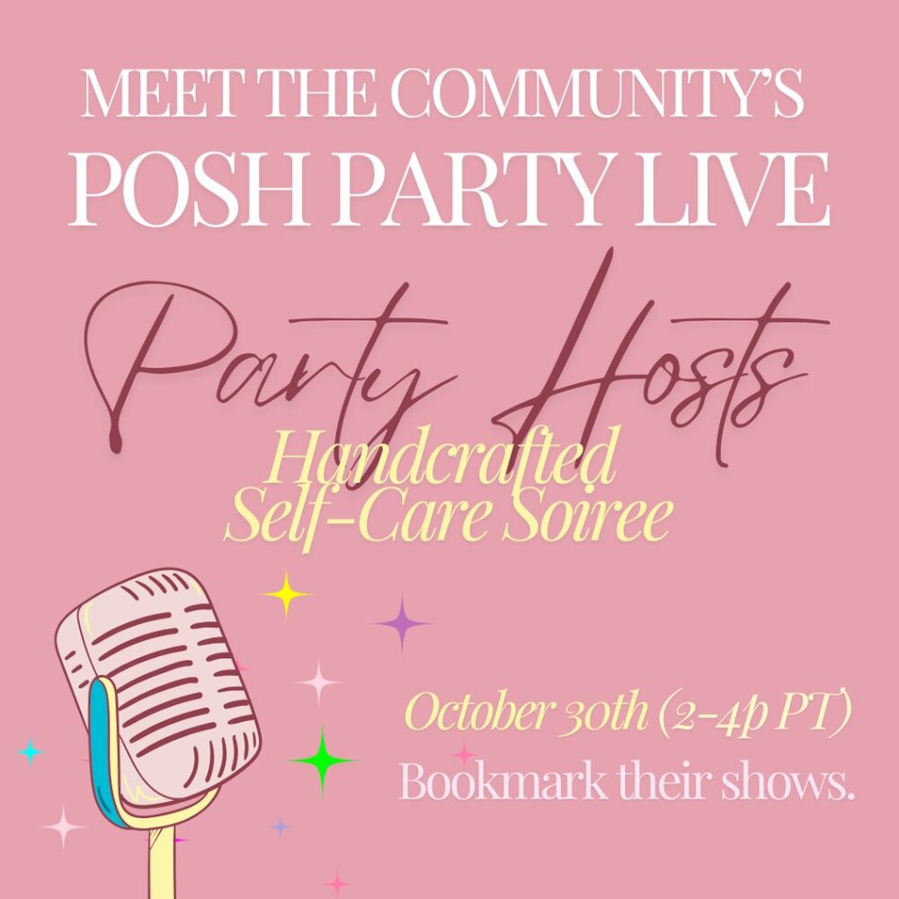 Support our Party Hosts for 10/30: HANDCRAFTED SELF-CARE SOIREE